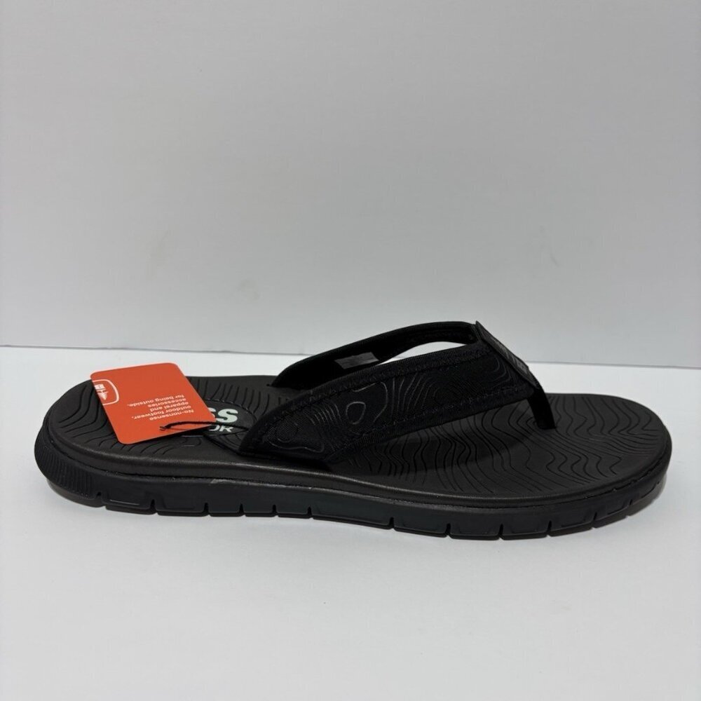 Bass Outdoor Men’s Topo Thong Sandals Black, Size 11 M